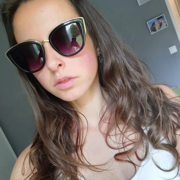 🍒 Black Leopard Retro Cat Eye 🐱 Sunglasses - Picture 14 of 14